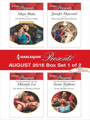 cover image of Harlequin Presents August 2016--Box Set 1 of 2